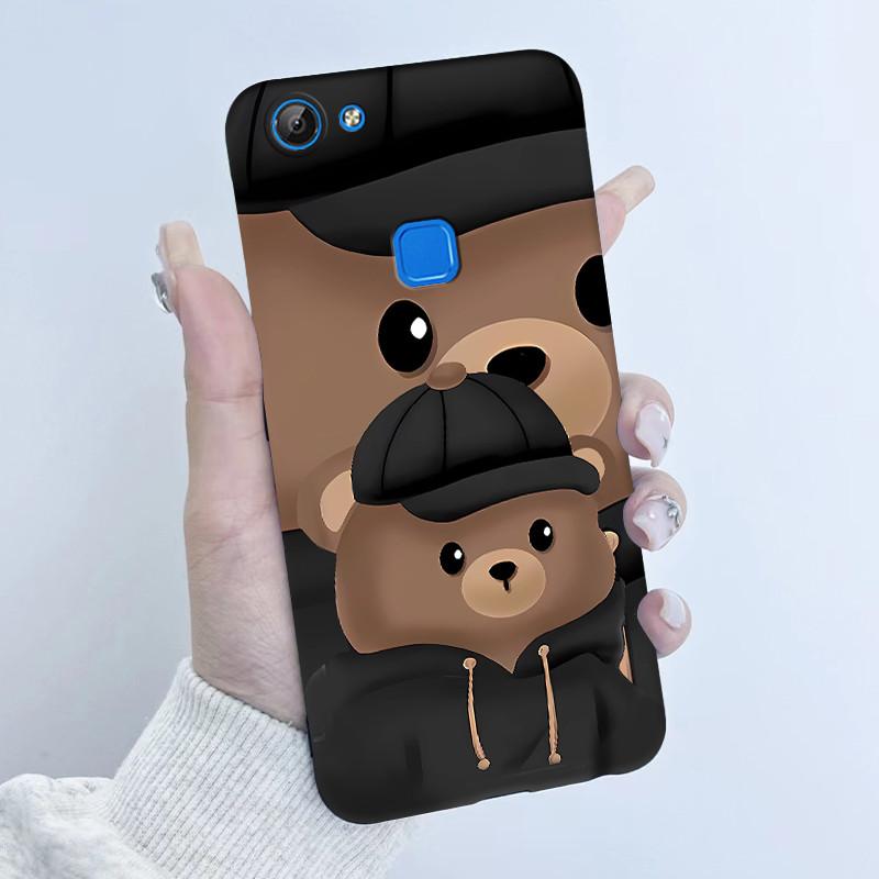 For Vivo V7 V7+ Plus Y79A Y75 Y73 Y79 1716 1718 Phone Case Cute Astronaut Panda Flowers Candy Soft Silicone TPU phone Case Cover