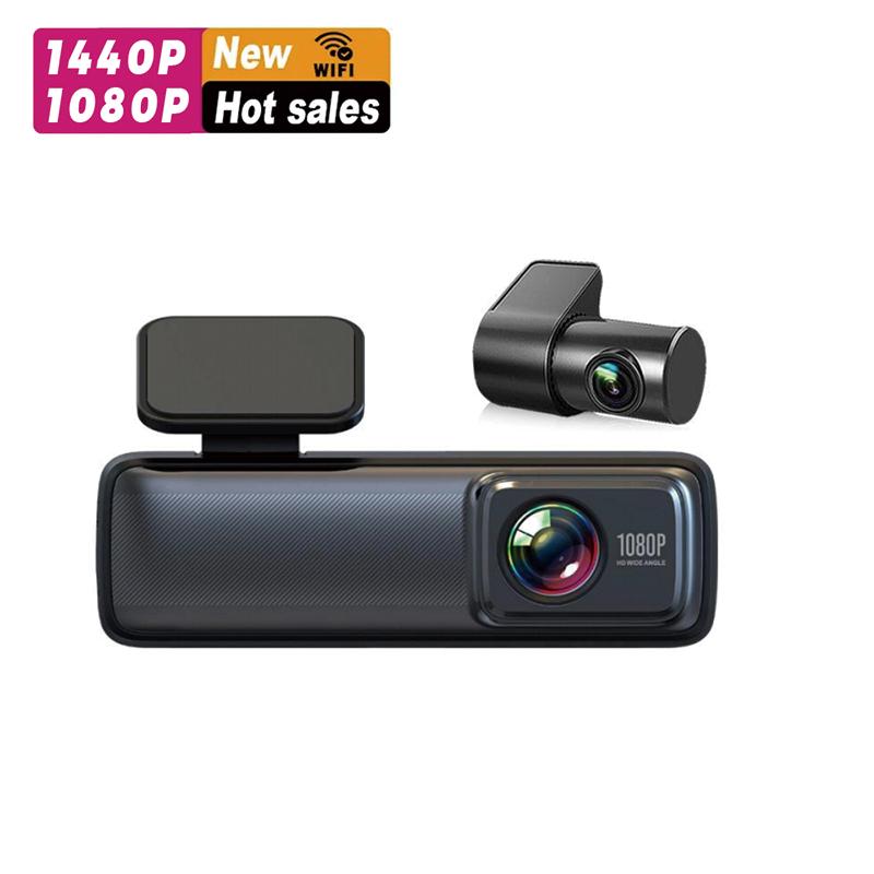 Auto Car Dvr 2K HD1440P Video Camera Mobile Wifi Dash Cam USB Glass Lens Rear View Night Vision Driving Recorder Black Box