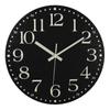 Luminous Wall Cloc,12 Inch Silent Non-ticking Battery Operated Clock, Lighted Wall Clock Decoration