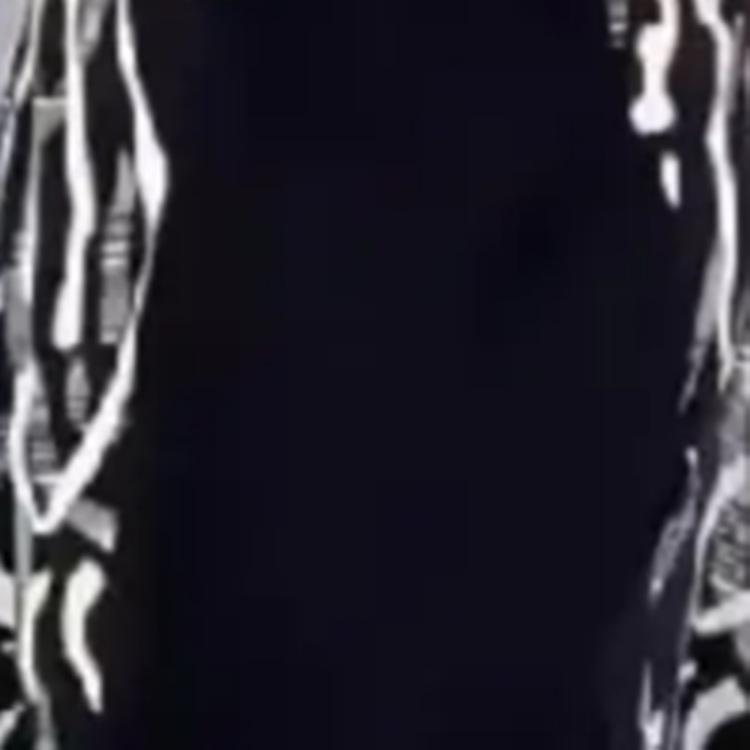 European & American Plus Size Women's Printed Loose Casual Long Dress