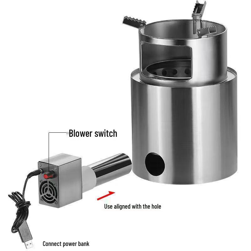 ZhiShi Portable Foldable Outdoor Wood Burning Stove