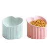 5.5 Inch Raised Cat Ceramic Bowl Anti Vomiting Stress Free Microwave Dishwasher Safe Elevated Cat Food Dish