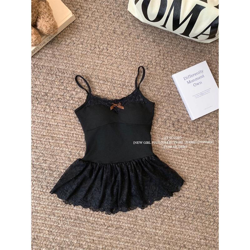 

Хлопок Чистый Утягивающий Дизайн Sense Кружевные Подтяжки Внутри Верхнего Платья Spice Girl Сложенные, Чтобы Носить Небольшие Части One size