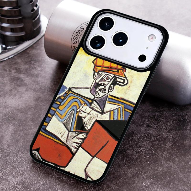 Picasso Abstrakte Kunst Malerei Handyhülle für iPhone 17 16 15 Pro Max Air 14 13 12 11 Plus Stoßfeste Capa Hülle
