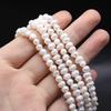 1String, White Natural Freshwater Pearls Beads, 3-4mm, for DIY Jewelry Making, Unique Birthday Party Wedding Crafts, 36cm