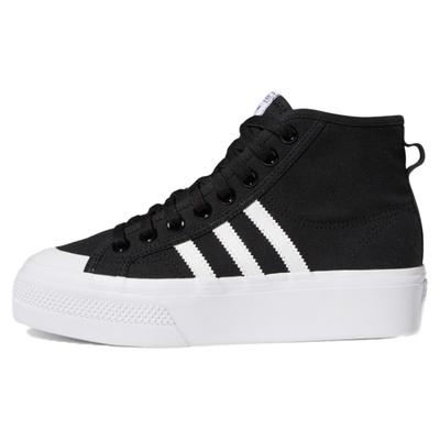 adidas Dámské Nizza Platform Mid 'Core Black White' Dámské tenisky FY2783