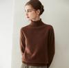 Women's High-Neck 100% Cashmere Sweater - New Long-Sleeved Knitwear for Winter