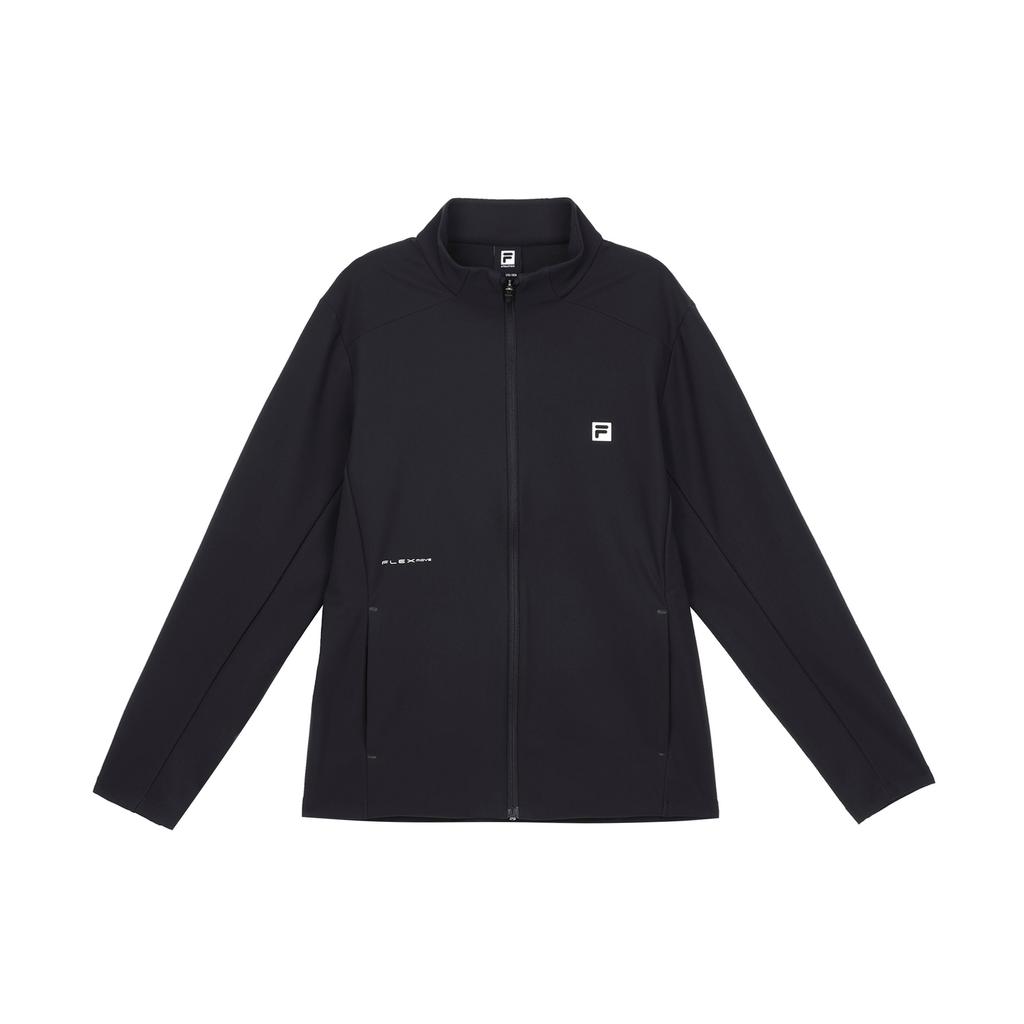 FILA Fleece Long Sleeve Jacket Men Outerwear Deep-Black A11M331502F