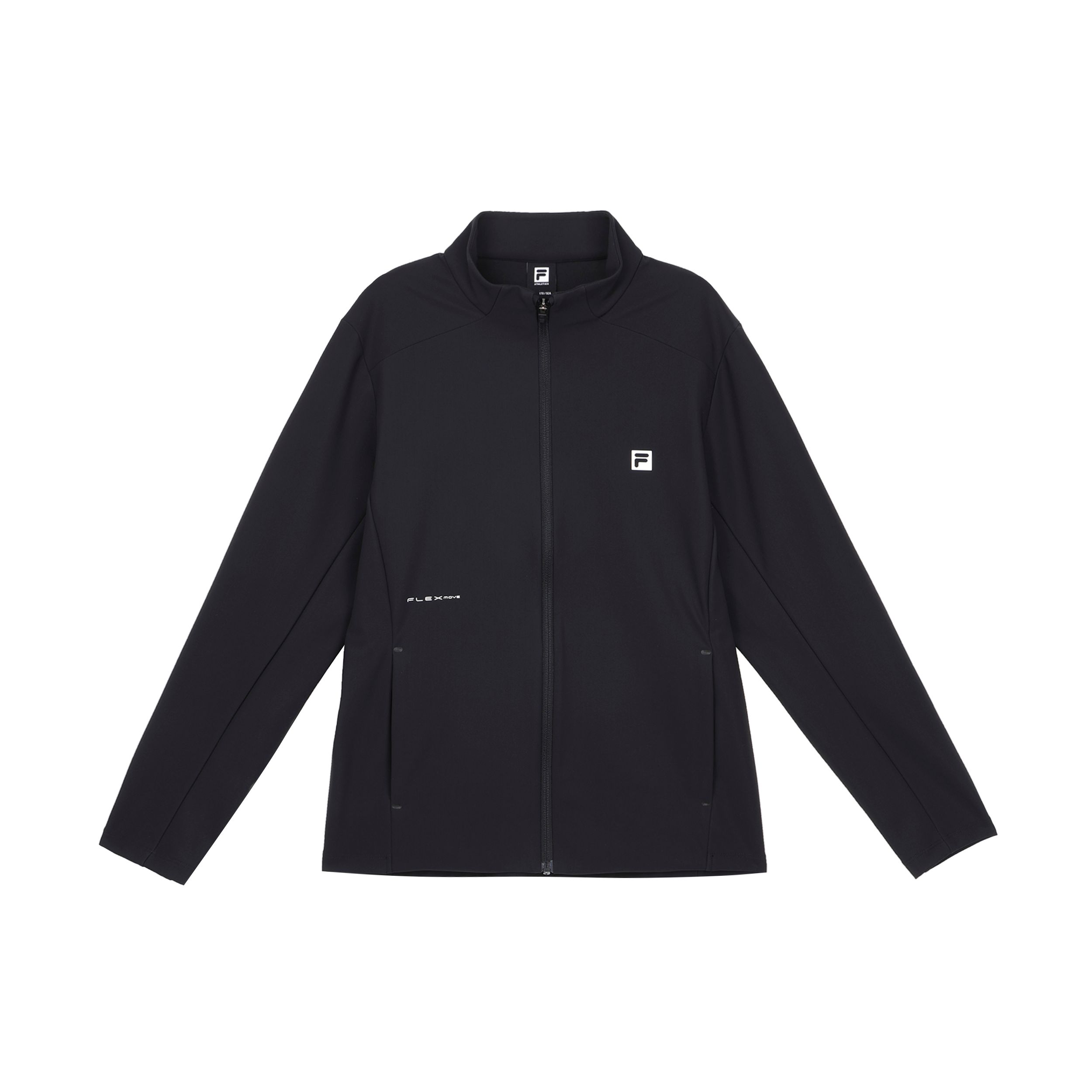 

FILA Fleece Long Sleeve Jacket Men Outerwear Deep-Black A11M331502F M