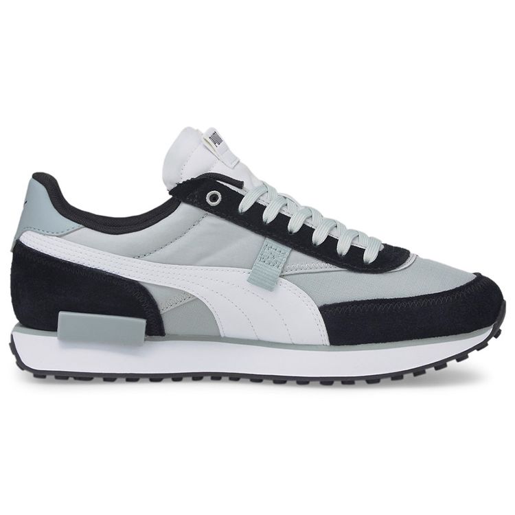 Puma Future Rider Displaced - Quarry Unisex-Sneaker Grau Weiß 383148-06