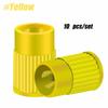 10pcs Tyre Valve Caps Plastic Car Tire Stem Dust Covers Universal Valve Caps for Cars Trucks Motorcycles SUVs and Bikes Stem Caps1