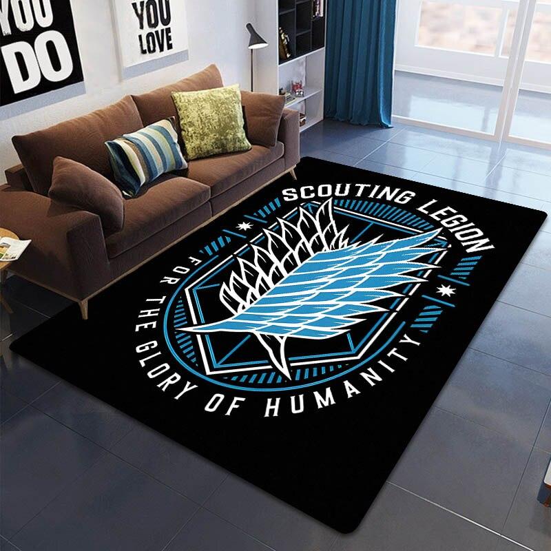 Atak na tytana skrzydła wolności dywan z kreskówek dywan dla dzieci salon sypialnia piękny dywan antypoślizgowa wycieraczka do butów