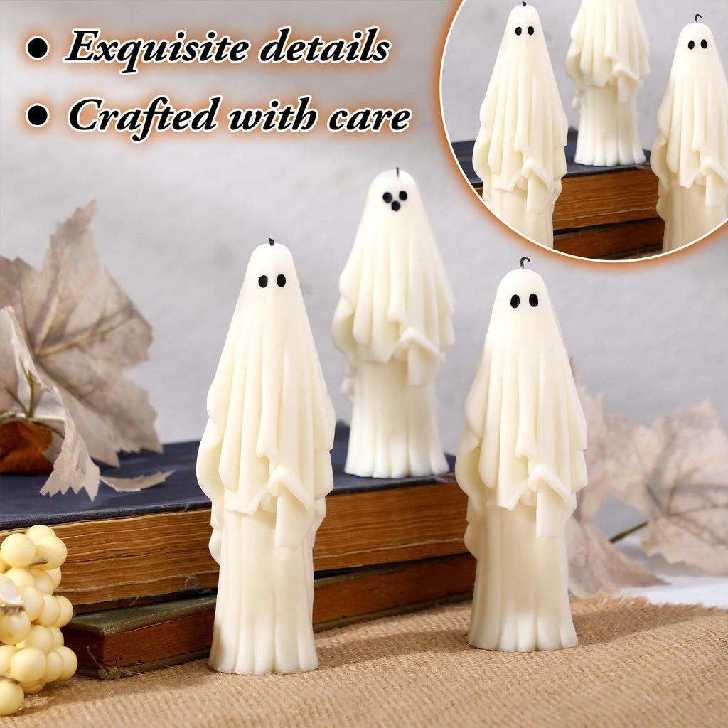 Halloween Scented Candles, A Cute And Handcrafted Scented Scented Candle Prop Display.