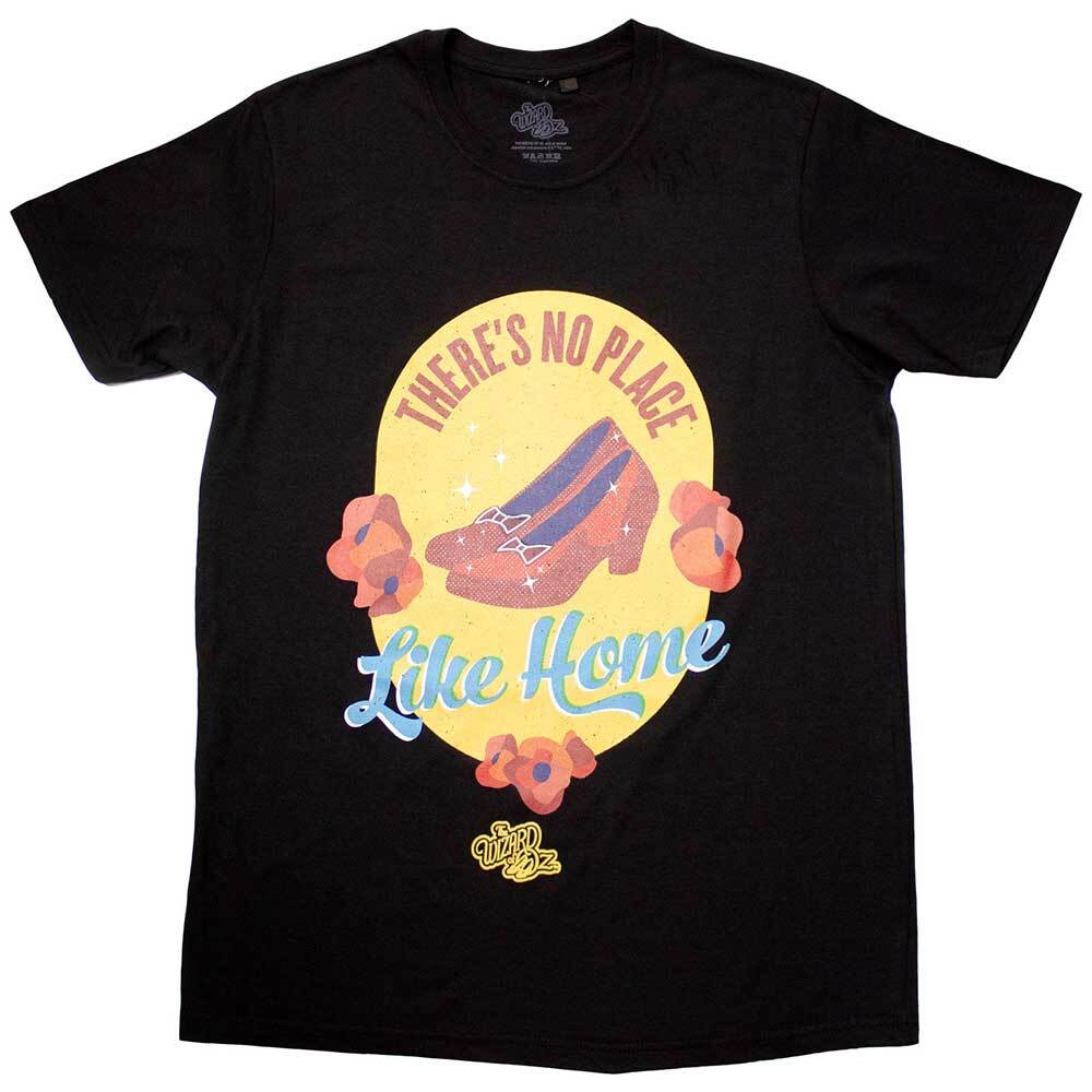 The Wizard of Oz There s No Place Like Home T-Shirt Black New Unisex T-Shirt S