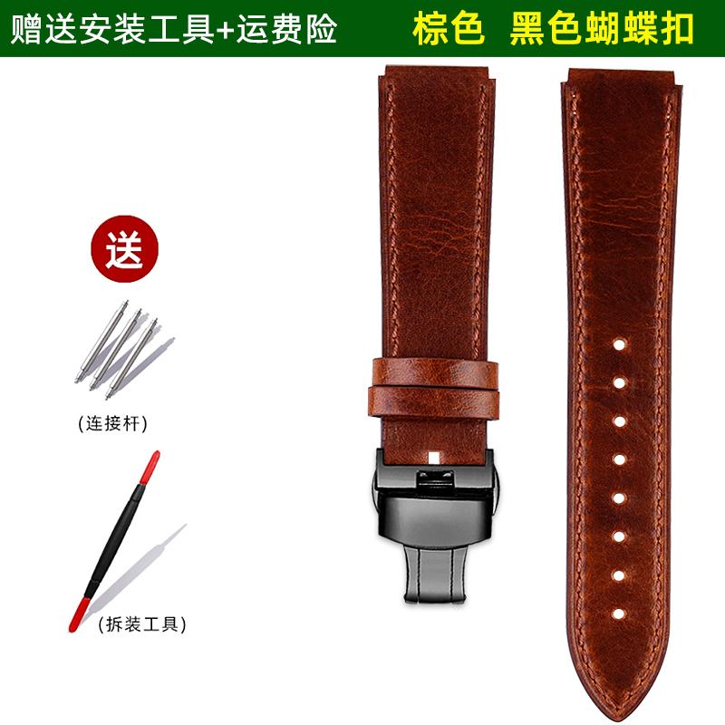 For Casio Farmhouse Oak Watch GA2100/GA2110/GA-B2100 GM2100 Modified Retro Genuine Leather Watch with Men's Leather Chain black