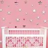 20pcs Acrylic Star Wall Stickers Self Adhesive 3D Effect Acrylic Star Stickers Reflective Surface Mirror Finish