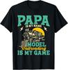 Model Railroading Is My Game - Papa Father Train Enthusiast Gift Unisex T-Shirt