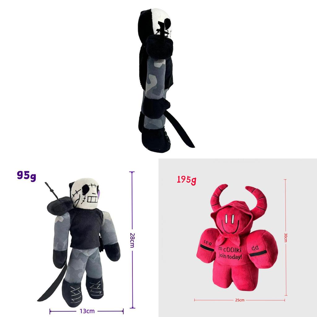 Roblox Forsaken Slasher Plush Toy With Soft Water Crystal Plush For Collectors