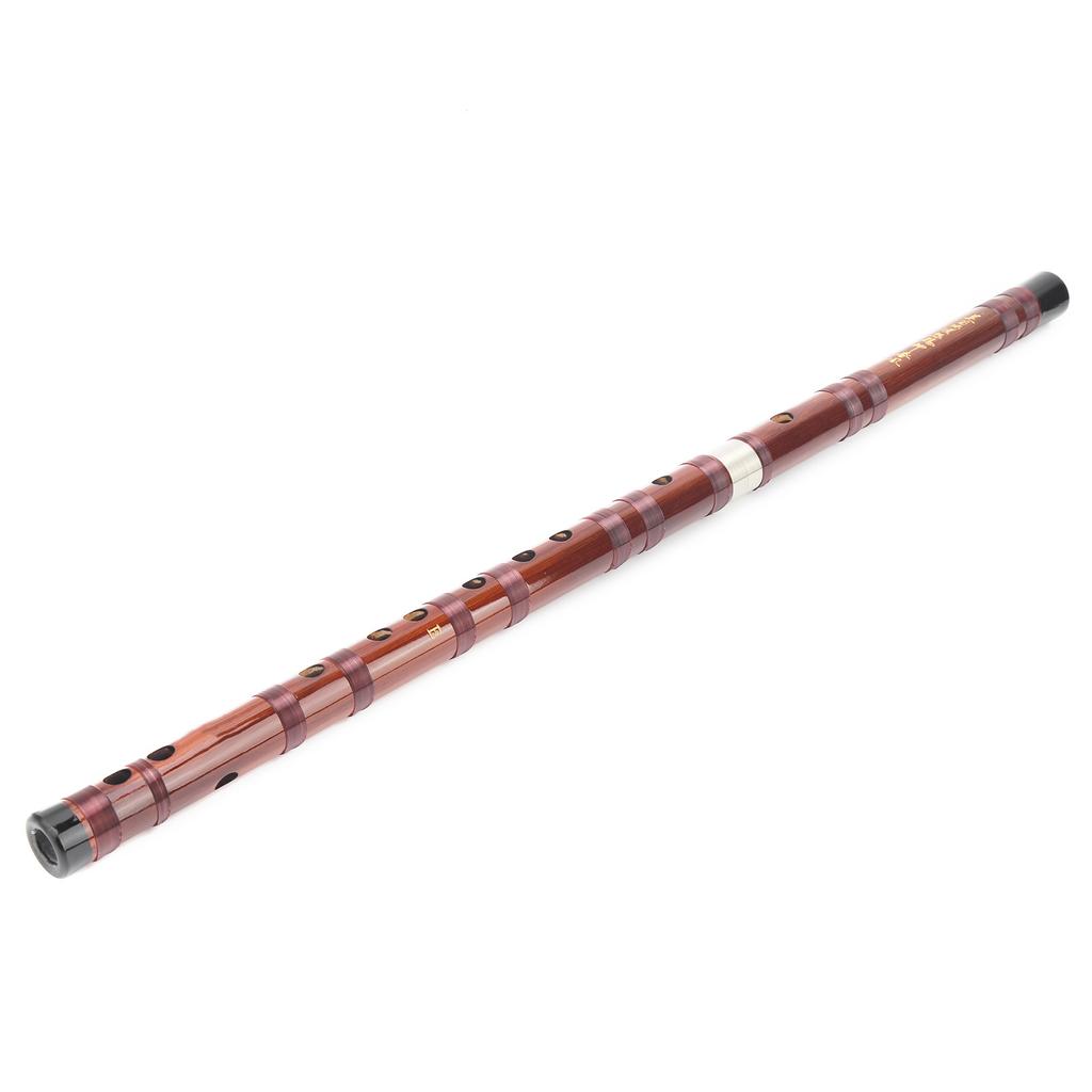 EKey Bamboo Flute Selected Dry Bitter Material Traditional Dizi Instrument Set ZD02