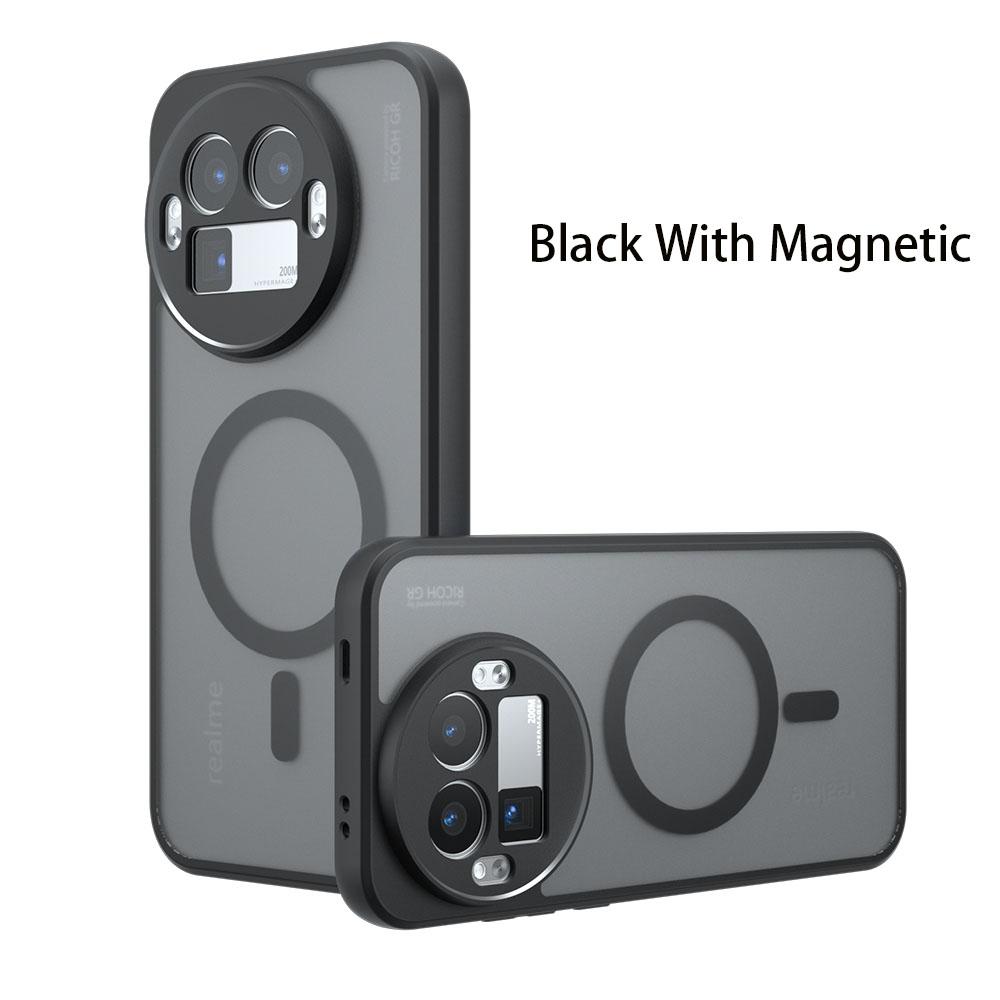 Airbag Super Protection Mjuk TPU+PC Genomskinligt Matt Baksidesskydd För Realme GT8 Pro GT 8 Pro RealmeGT8Pro 5G Telefonfodral