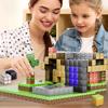 Magnetic Building Blocks Set Minecraft Style Magnetic Cube Puzzle Toy for Boys Kids Educational STEM Construction