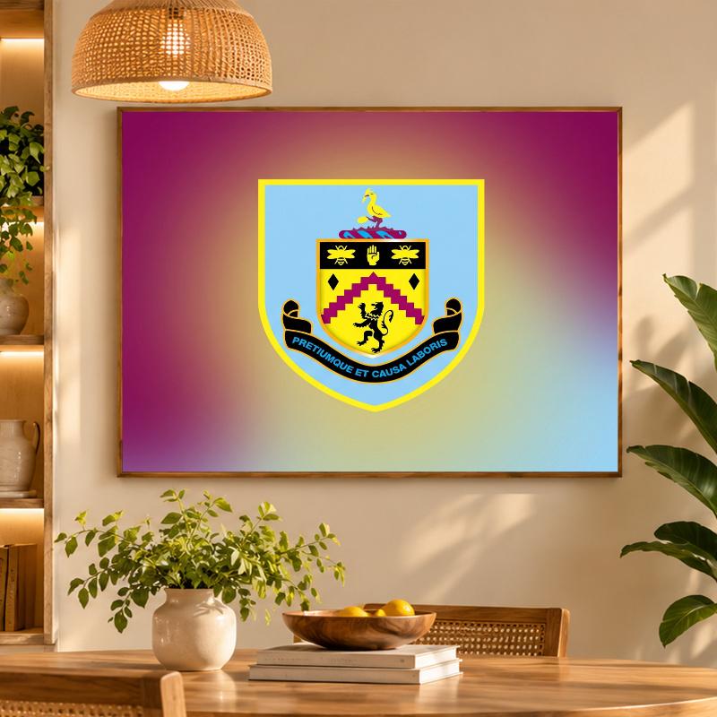 5D Diamond Painting Burnley Football DIY Full Drill Diamond Art Kit Home Decoration
