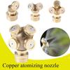Ugello Nebulizzatore da 1/2" Ottone Atomizzatore Raccordo Spray Connettore Tubo Nebulizzatore Irrigatore Acqua Regolabile per Giardino Prato Irrigazione