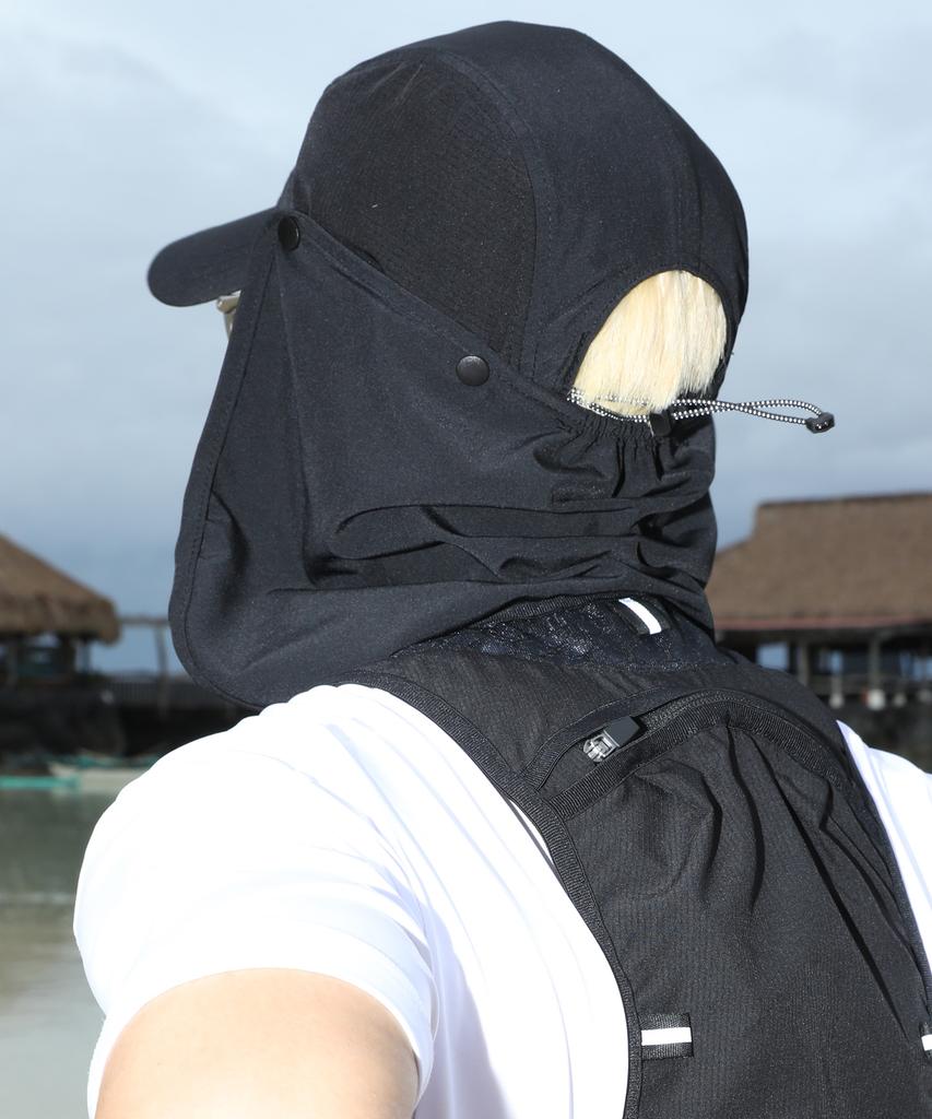 GLACK Gctar001 Sun Shade Mesh Cap (Black)