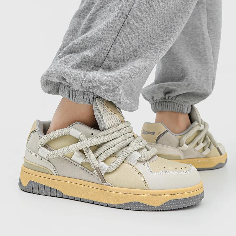 

Мужские летние повседневные кроссовки Новые мужские кроссовки Модельерская обувь на платформе Уличная теннисная тренировочная обувь для мужчин 44 серый