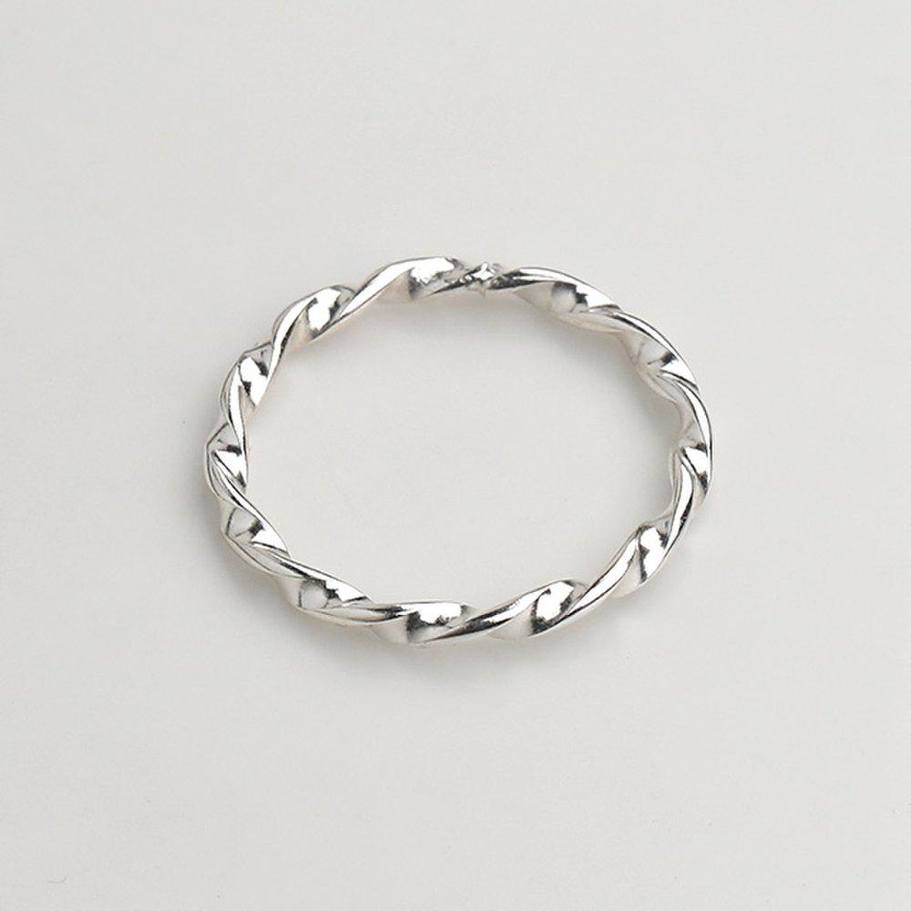 Silver Twist Ring