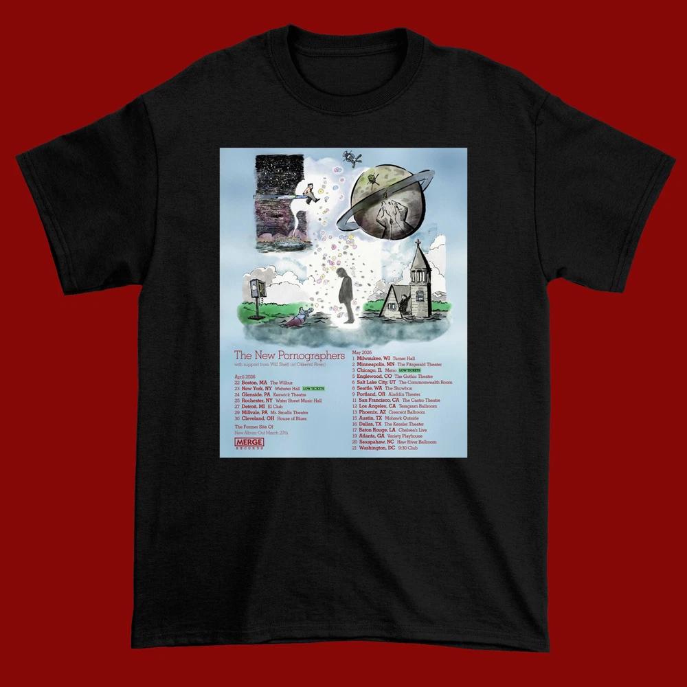 The New Pornographers 2026 Us Tour Shirt S5xl Unisex Cl433 S