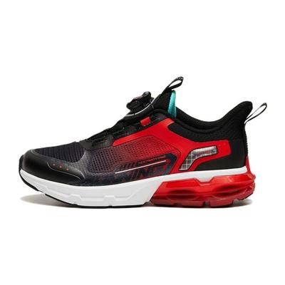 Star Jump Shock Absorbing Non-Slip Wear-Resistant Low-Top Running Shoes Kids Sneaker Black Red 312315531-8