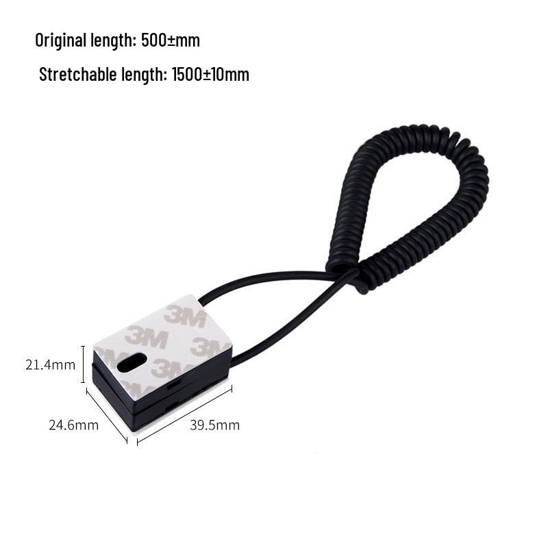Acrylic Mobile Phone Anti-Theft Display Stand with Chain
