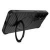 For Samsung Galaxy S26+ Phone Case with Magnetic Kickstand TPU + PC Carbon Fiber Back Cover