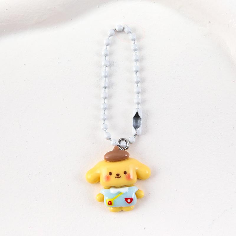 

Creative Cartoon Keychain Cute Pendant for Girls Girlfriends Students Bags Accessories Pendants 5pcs разноцветный