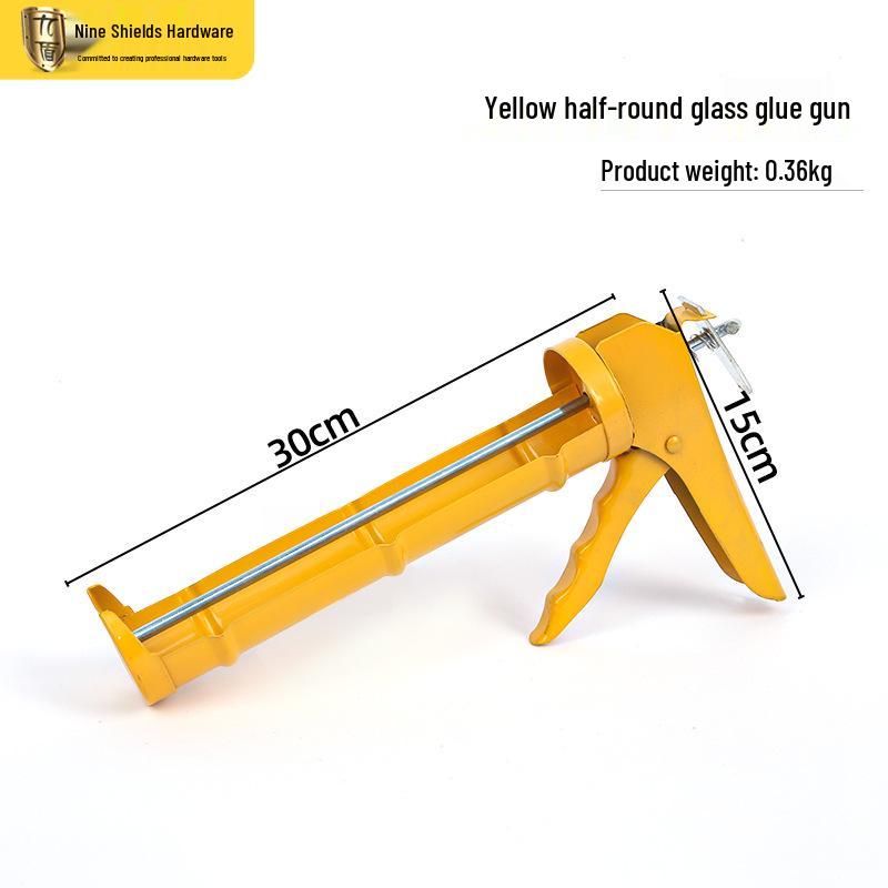Half-Barrel Manual Glue Gun for Glass, Caulking, and Construction Decoration