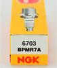 NGK (6703) BPMR7A Spark Plugs Individually Boxed - Pack of 2, Copper