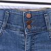 Maxza Wide Banding High Waist Semi Bootcut Denim Pants Zc10ql401on