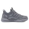 Men's Shoes Summer New Breathable Hollow Mesh Shoes Building Site Men's Non-slip Soft Bottom Sports Shoes Casual Sneakers Gray
