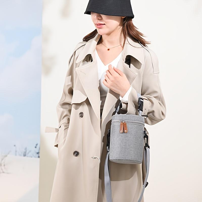 1pcs Bucket Bag Insulation Polyester Cooling Bag Portable Bottle Large Capacity Bag Water Splash Bag