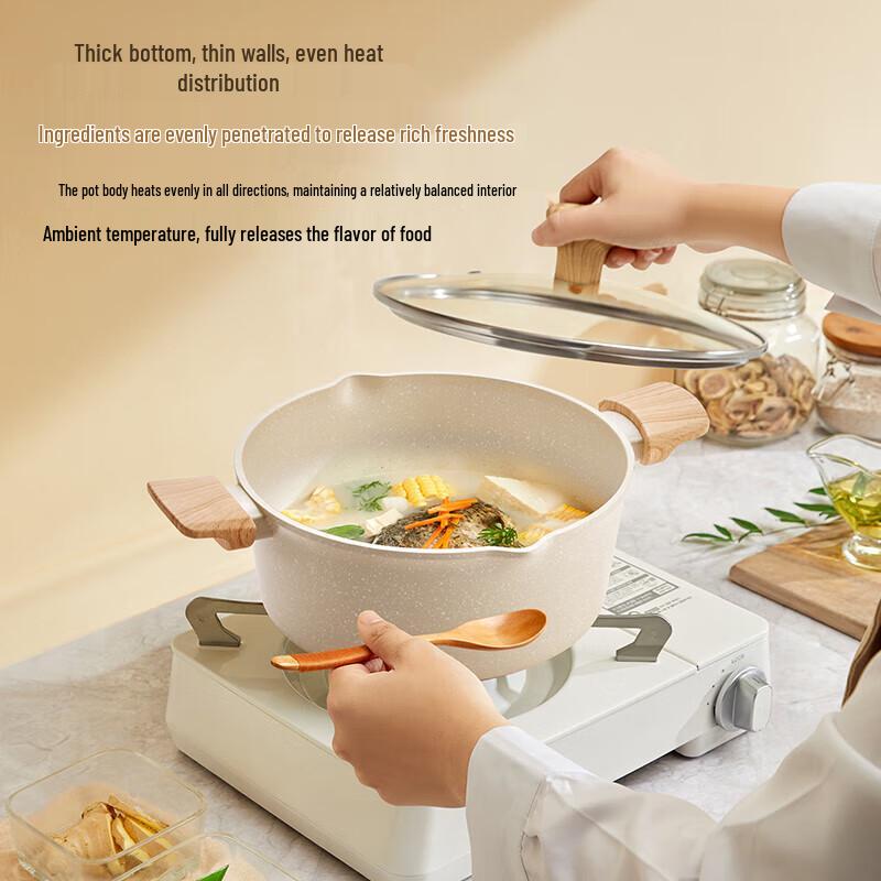 Supor Star Stone 24cm Light Cast Non-stick Soup Pot