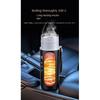 Termos Electric Încălzit pentru Mașină 12V 24V, 500ML, Sticlă de Apă cu Încălzire USB, Cană Termos Portabilă pentru Călătorii și Muncă