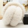 Rabbit Fur Plush Ear Muffs: Fashionable Winter Ear Protection for Cycling, Cold, and Anti-Freeze Conditions. Perfect for Outdoor Warmth.