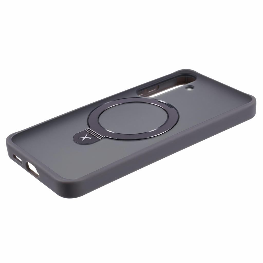 X-LEVEL PITHY STONE II For Samsung Galaxy S24+ Case Magnetic Case Back Cover Kickstand