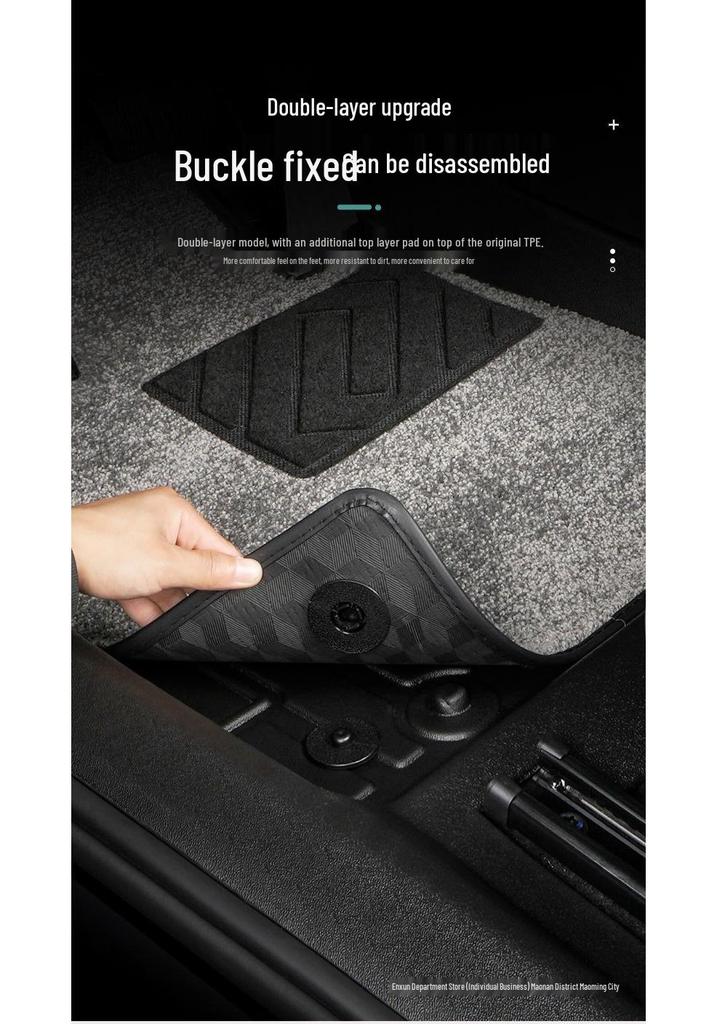 BYD Song Plus DMI/EV All-Inclusive TPE Floor Mats for New Energy Cars