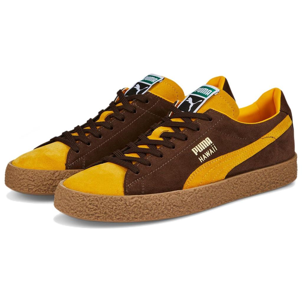 Puma Hawaii OG Casual Low-Top Sneakers Unisex Sneakers Yellow Brown 386258-01