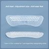 1Pair Silicone Inserts Soft Massage Silica Gel Fabric Shoe Pads Liner Grips Back Heel Inserts Insoles