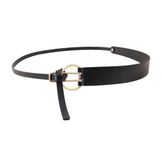 Imitation Leather Women Belt Adjustable Waist Circumference Dress Shirt Coat Waistband Fashion Accessories