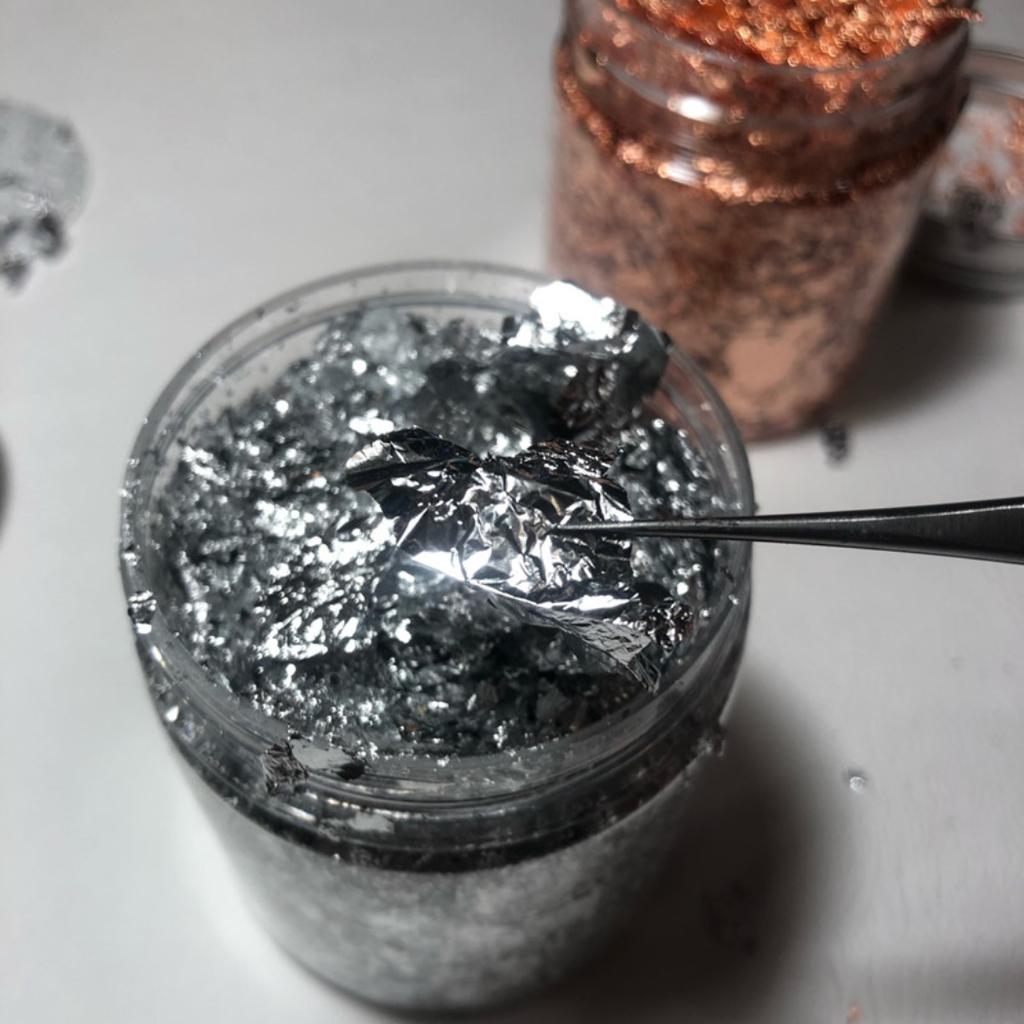 Купить Золотая Фольга, Серебристая Медь, Листы для декора ногтей ...