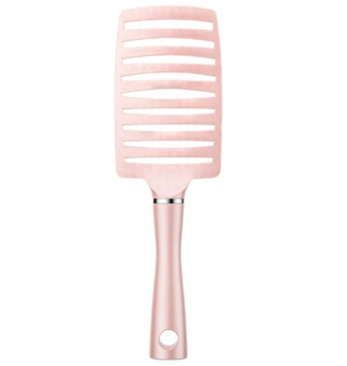 Professionelle antistatische zylindrische Borsten Lockenstyling Rundbürste Nylonzinken Rollbürste Speziell für Echthaarperücken